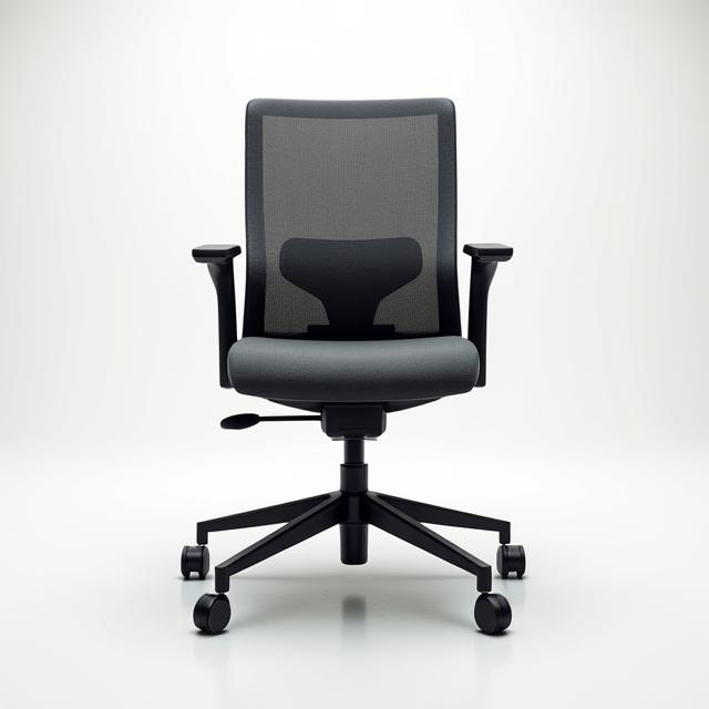 人間工学に基づいた新生チェアの正面図